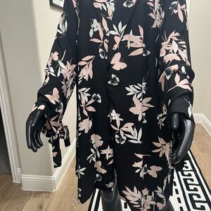 Roz & Ali Black Floral Jacket